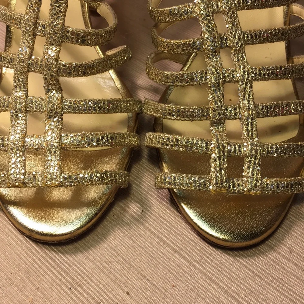 Kate Spade golden heels